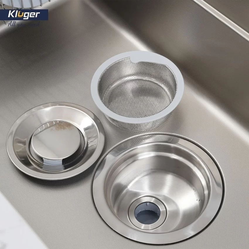 Chậu rửa chén Posco 304 Linen dập nổi Kluger KF7850FS Plus 10 Chậu rửa chén Posco 304 Linen dập nổi Kluger KF7850FS Plus