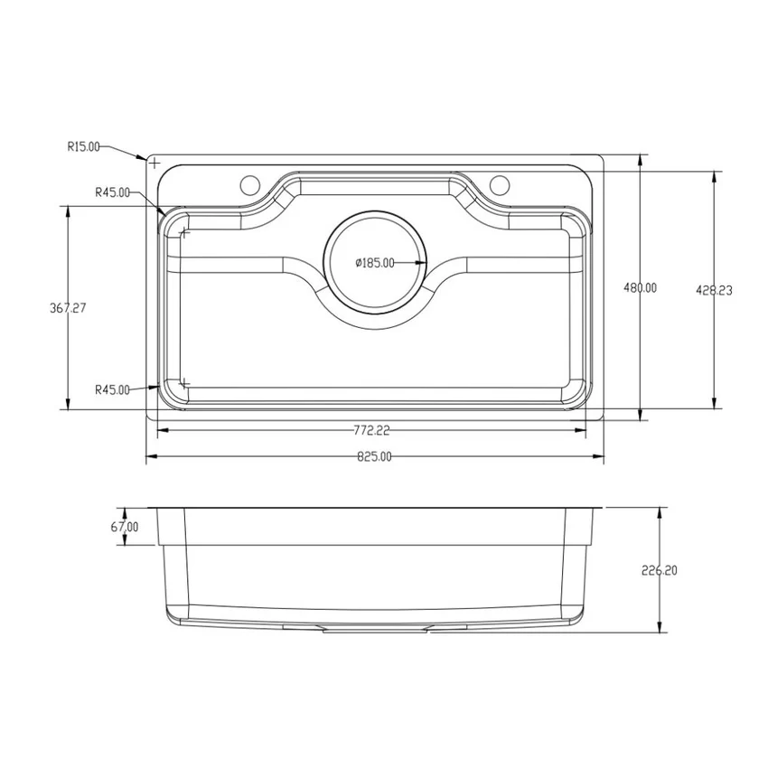 Ứng dụng thực tế của Chậu rửa chén Posco 304 Linen dập nổi Kluger KF8248FS Plus Ứng dụng chậu rửa chén Kluger KF8248FS Plus
