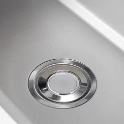Chậu rửa chén Posco 304 Linen dập nổi Kluger KG7044FS Basic
