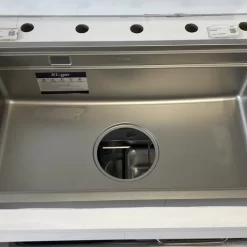 Chậu rửa chén Posco 304 Linen dập nổi Kluger KG7644FS Plus