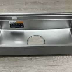 Chậu rửa chén Posco 304 Linen dập nổi Kluger KG8644FS Basic