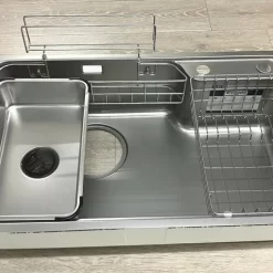 Chậu rửa chén Posco 304 Linen dập nổi Kluger KH8050FS Plus