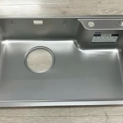 Chậu rửa chén Posco 304 Linen dập nổi Kluger KH8050FS Plus