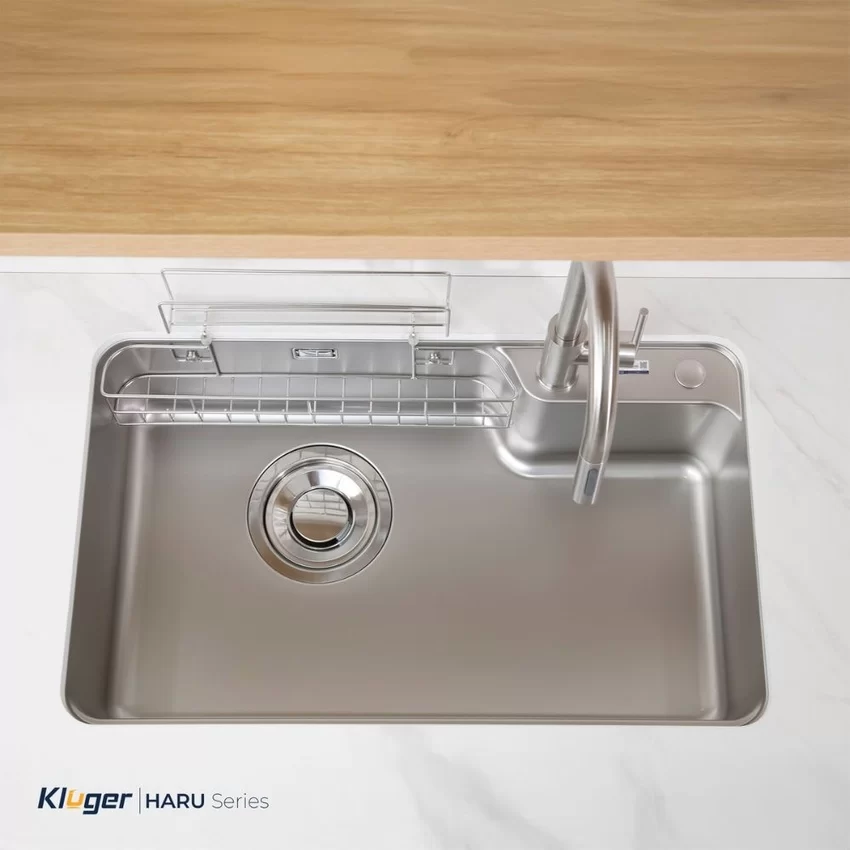 Chậu rửa chén Posco 304 Linen dập nổi Kluger KH8050FS Ulti - SKU: KH8050FS Ulti Chậu rửa chén Posco 304 Linen dập nổi Kluger KH8050FS Ulti
