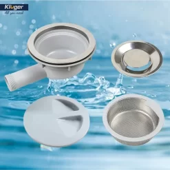 Chậu rửa chén Posco 304 Linen dập nổi Kluger KO7847FS Plus 13 Chậu rửa chén Posco 304 Linen dập nổi Kluger KO7847FS Plus