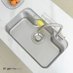 Chậu rửa chén Posco 304 Linen dập nổi Kluger KT7848FS - Basic