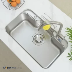Chậu rửa chén Posco 304 Linen dập nổi Kluger KT7848FS - Basic