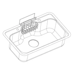 Chậu rửa chén Posco 304 Linen dập nổi Kluger KT8050FB – S80 Plus