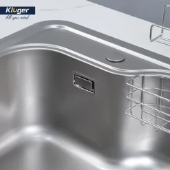 Chậu rửa chén Posco 304 Linen dập nổi Kluger KT8050FS – S80