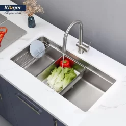 Chậu rửa chén Posco 304 Linen dập nổi Kluger KU7844FS Plus 12 Chậu rửa chén Posco 304 Linen dập nổi Kluger KU7844FS Plus