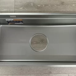 Chậu rửa chén Posco 304 Linen dập nổi Kluger KU8844FS Basic