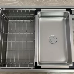 Chậu rửa chén Posco 304 Linen dập nổi Kluger KY8045FS Plus 17 Chậu rửa chén Posco 304 Linen dập nổi Kluger KY8045FS Plus