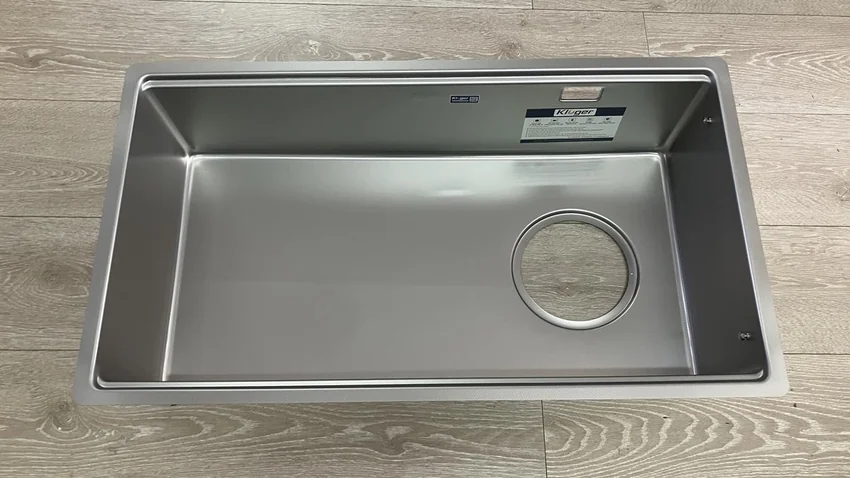 Chậu rửa chén Posco 304 Linen dập nổi Kluger KY8045FS Plus 10 Chậu rửa chén Posco 304 Linen dập nổi Kluger KY8045FS Plus