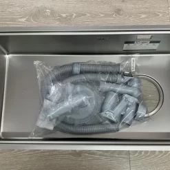 Chậu rửa chén Posco 304 Linen dập nổi Kluger KY8045FS – S80