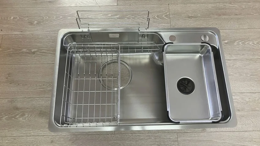 Chậu rửa chén Posco 304 Satin trơn Kluger KH8050ST Plus 21 Chậu rửa chén Posco 304 Satin trơn Kluger KH8050ST Plus - SKU KH8050ST Plus