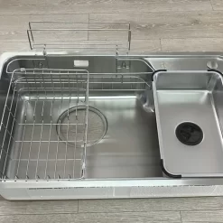 Chậu rửa chén Posco 304 Satin trơn Kluger KH8050ST Plus 13 Chậu rửa chén Posco 304 Satin trơn Kluger KH8050ST Plus