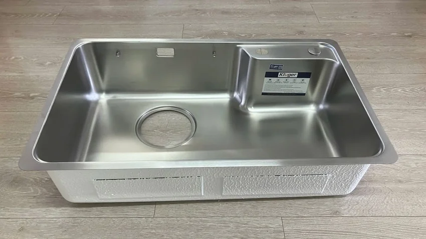 Chậu rửa chén Posco 304 Satin trơn Kluger KH8050ST Plus 7 Chậu rửa chén Posco 304 Satin trơn Kluger KH8050ST Plus