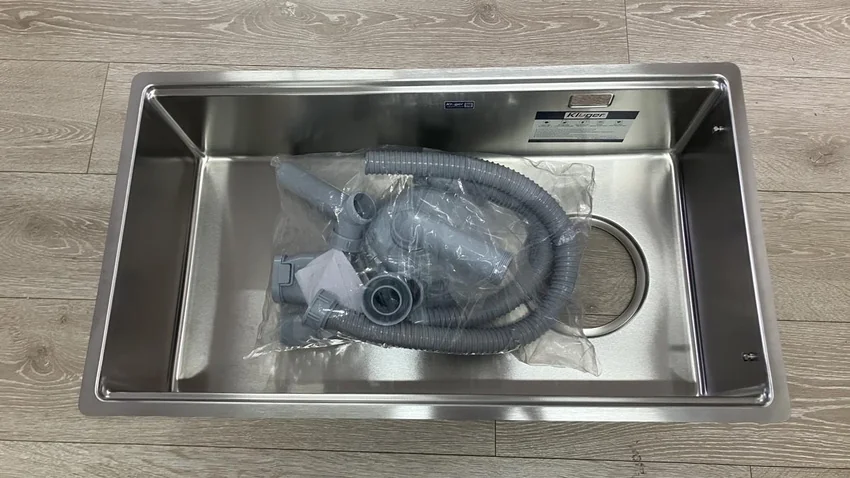 Chậu rửa chén Posco 304 Satin trơn Kluger KY8045ST Plus 8 Chậu rửa chén Posco 304 Satin trơn Kluger KY8045ST Plus