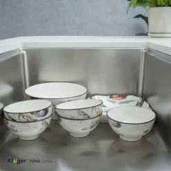 Chậu rửa chén Posco 304 Satin trơn Kluger KY8045ST Plus 18 Chậu rửa chén Posco 304 Satin trơn Kluger KY8045ST Plus