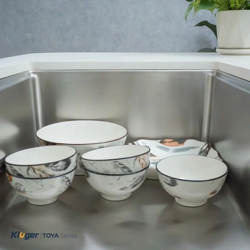 Chậu rửa chén Posco 304 Satin trơn Kluger KY8045ST Plus 9 Chậu rửa chén Posco 304 Satin trơn Kluger KY8045ST Plus