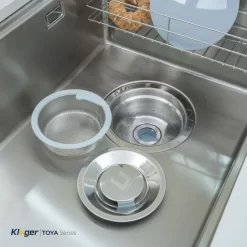 Chậu rửa chén Posco 304 Satin trơn Kluger KY8045ST Plus 19 Chậu rửa chén Posco 304 Satin trơn Kluger KY8045ST Plus