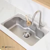 Chậu rửa chén Posco 304 Super Linen dập nổi Kluger KT8050SL Plus 1 Chậu rửa chén Posco 304 Super Linen dập nổi Kluger KT8050SL Plus