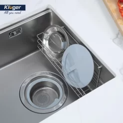Chậu rửa chén Posco 304 Super Linen dập nổi Kluger KY8045SL Basic