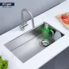 Chậu rửa chén Posco 304 Super Linen dập nổi Kluger KY8045SL Plus