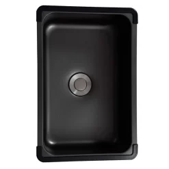 Chậu rửa nhỏ phụ Inox 304 Linen chống xước Kluger KSWB - 401FB