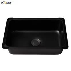 Chậu rửa nhỏ phụ Inox 304 Linen chống xước Kluger KSWB - 401FB