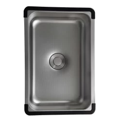 Chậu rửa nhỏ phụ Inox 304 Linen chống xước Kluger KSWB - 401FS