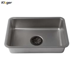 Chậu rửa nhỏ phụ Inox 304 Linen chống xước Kluger KSWB - 402FS