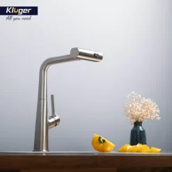 Vòi bếp nóng lạnh dây rút RAIN KLUGER KLF0018B / KLF0018S