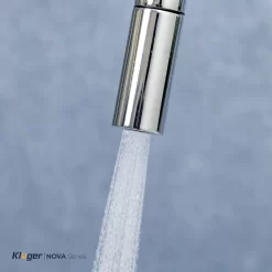 Vòi chậu bếp KLUGER KLF0031S / KLF0031SC nóng lạnh dây rút NOVA