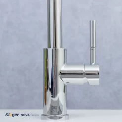 Vòi chậu bếp KLUGER KLF0031S / KLF0031SC nóng lạnh dây rút NOVA