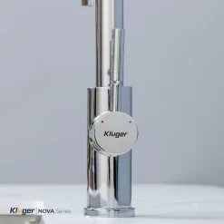 Vòi chậu bếp KLUGER KLF0031S / KLF0031SC nóng lạnh dây rút NOVA