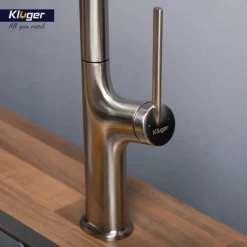 Vòi chậu bếp nóng lạnh dây rút AMBER KLUGER KLF0001C / KLF0001B / KLF0001S