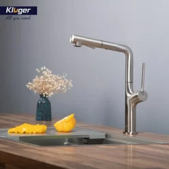 Vòi chậu bếp nóng lạnh dây rút AMBER KLUGER KLF0001C / KLF0001B / KLF0001S