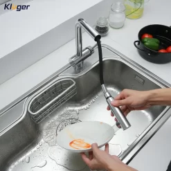Vòi chậu bếp nóng lạnh dây rút HOPE KLUGER KLF0013C 13 Vòi chậu bếp nóng lạnh dây rút HOPE KLUGER KLF0013C