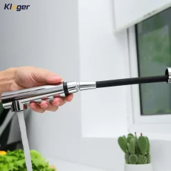 Vòi chậu bếp nóng lạnh dây rút HOPE KLUGER KLF0013C 14 Vòi chậu bếp nóng lạnh dây rút HOPE KLUGER KLF0013C