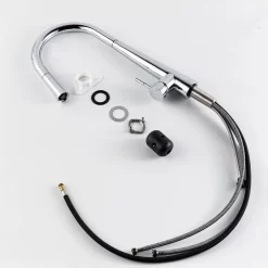 Vòi chậu bếp nóng lạnh dây rút MOZA KLUGER KLF0009C (KLF0009S)