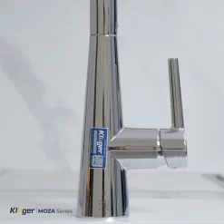 Vòi chậu bếp nóng lạnh dây rút MOZA Kluger KLF0013SC