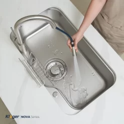 Vòi chậu bếp nóng lạnh dây rút NOVA KLUGER KLF0030S