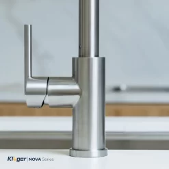 Vòi chậu bếp nóng lạnh dây rút NOVA KLUGER KLF0030S